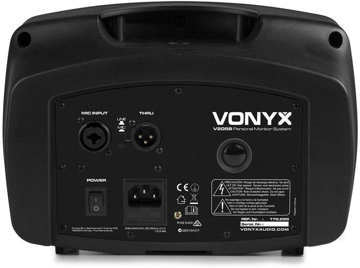 Produktbild Vonyx V205B Personal Monitor (Aktiv, 1x 80 W)