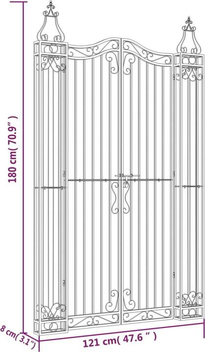 Produktbild vidaXL Gartentor
