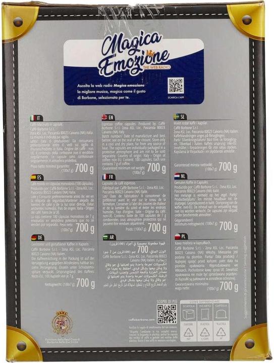 Produktbild Caffè Borbone Miscela Blu (100 x Port.)
