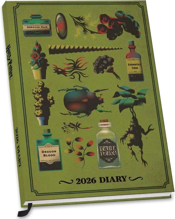Actual product image 2026 Potion A5 Diary (A5, Plain, Hardcover)