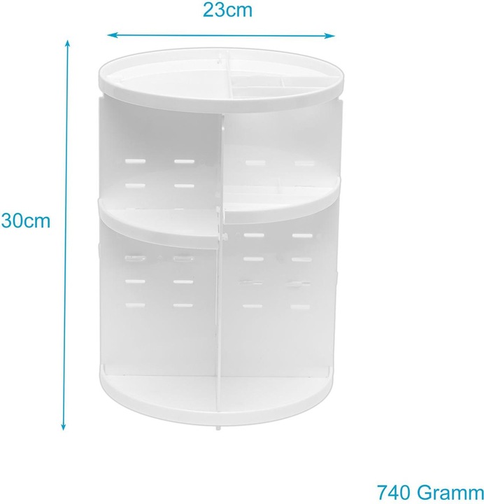 Actual product image Intirilife 360 Grad Make-Up Organizer