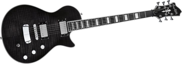 Actual product image Hagstrom Electric Guitar, Ultra Max, Dark Storm Burst Gloss (Electric guitar, Maple wood, Mahogany)