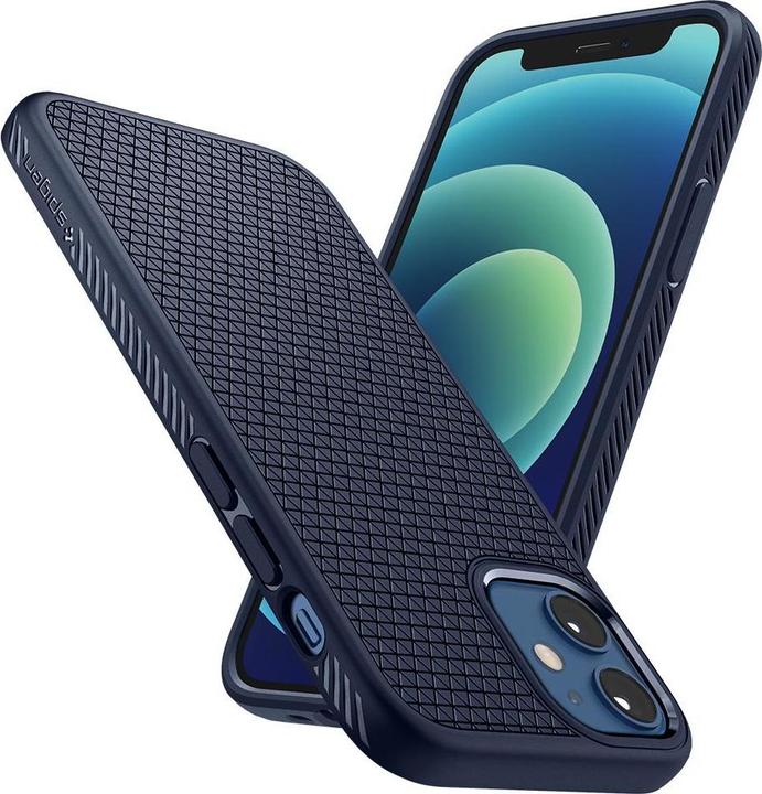Produktbild Spigen iPhone 12 mini Case Liquid Air Navy Blue