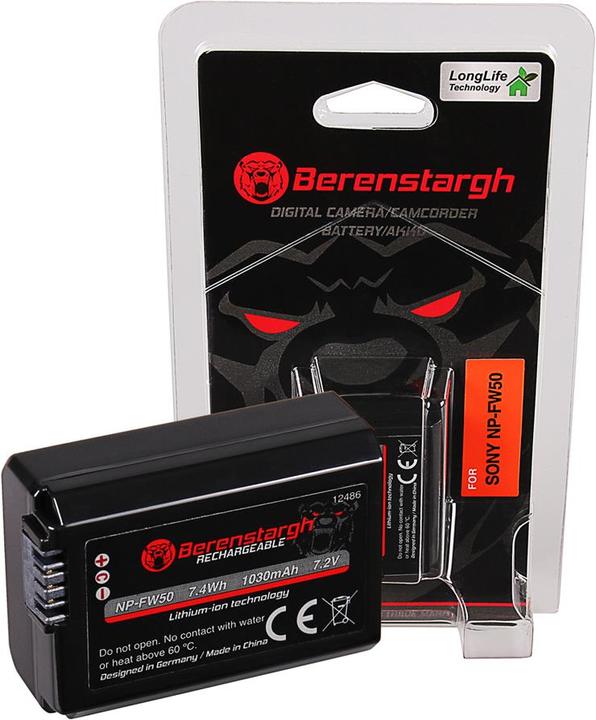 Actual product image Berenstargh Sony NP-FW50 (Camera battery)
