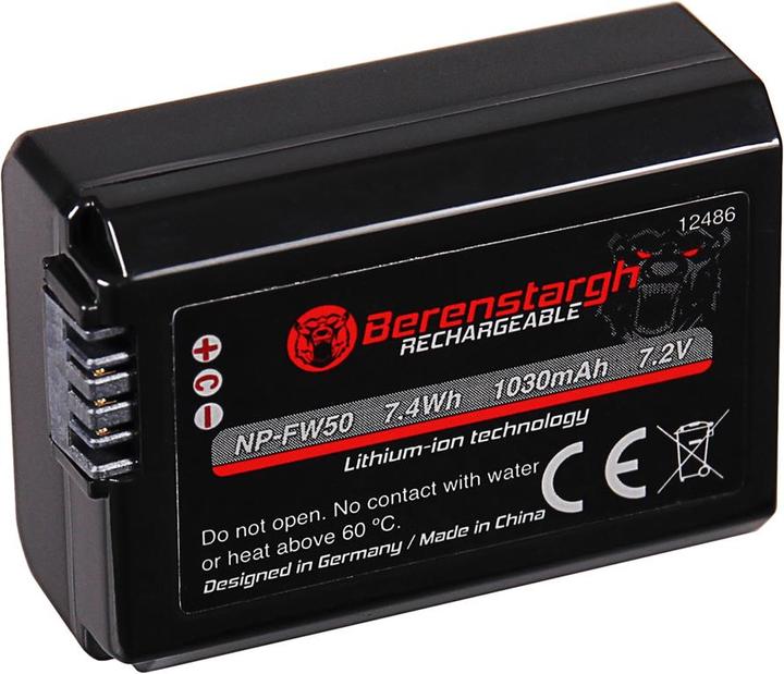 Actual product image Berenstargh Sony NP-FW50 (Camera battery)