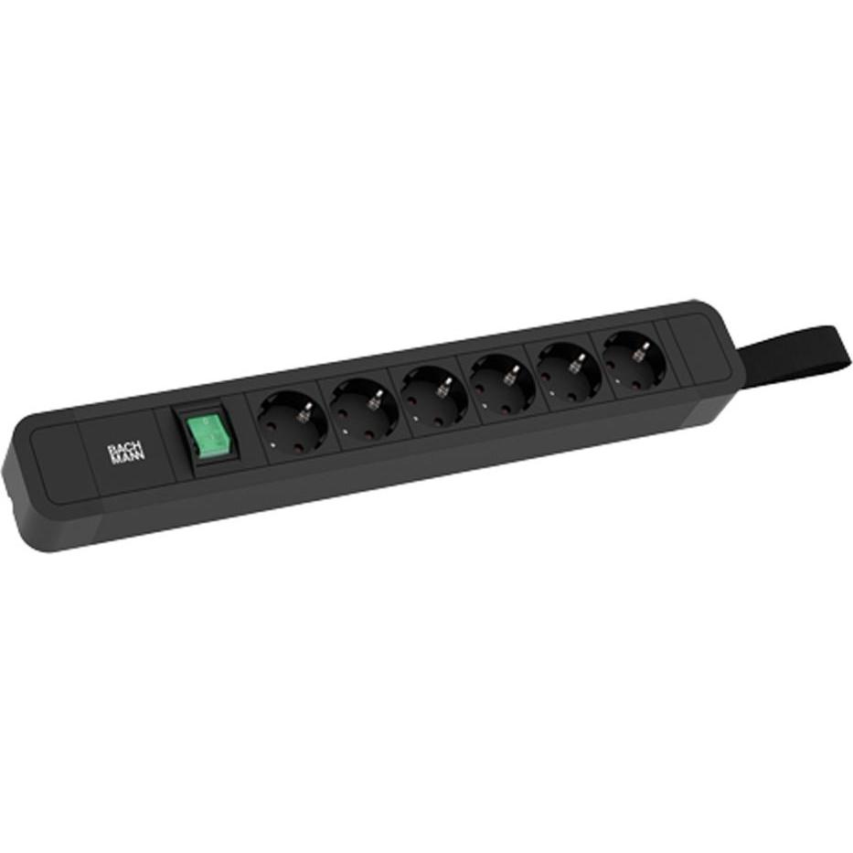 Bachmann, Steckdosenleiste, 350.010 (6 x, CEE 7/3, 2 m)