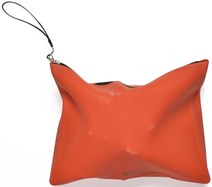 Actual product image Foldersys PHAT BAG A5 zip bag orange/black 1.2 mm (A5, 1 x)