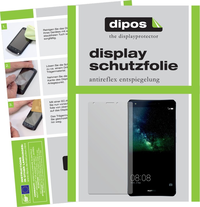 Produktbild Dipos Displayschutzfolie Antireflex (2 Stück, Huawei Mate S)