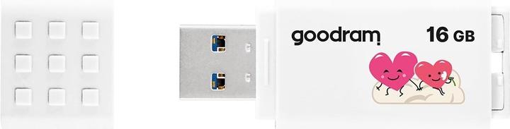 Produktbild Goodram Pendrive UME3-0160W0R11-V (16GB USB 3.0 kolor biały) VALENTINE (16 GB, USB-A)