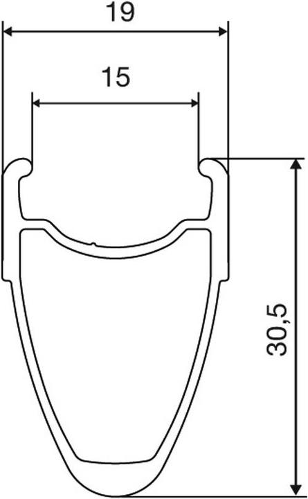 Actual product image Mavic Ellipse track clincher LRS (Wheelset, 28")
