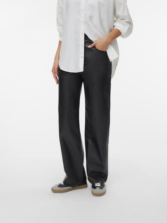 Produktbild Vero Moda VMTESSA Hohe Taille Hose Hose in Lederoptik (W30/L30)