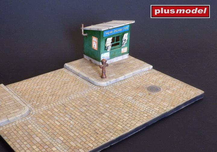 Image du produit Plus Model Display base – Cobblestone street intersection