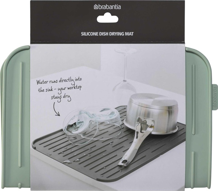 Actual product image Brabantia Drip mat Sink side Light green