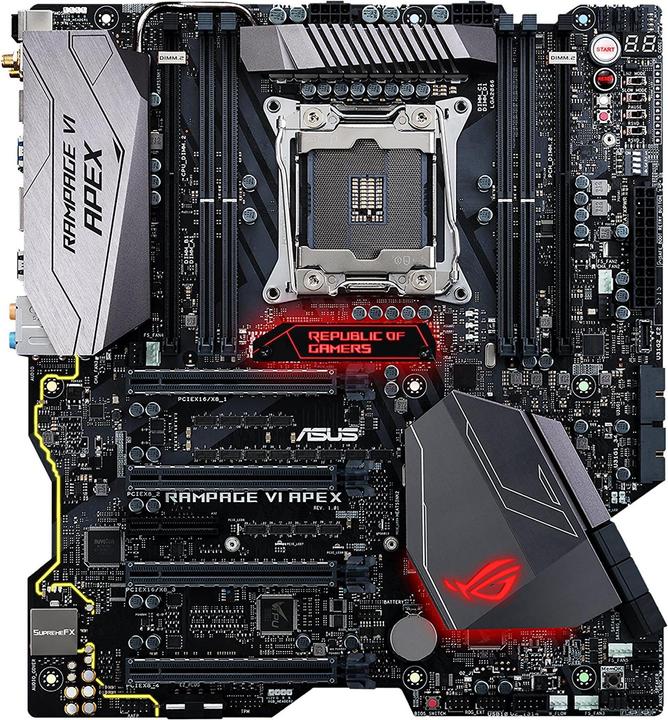 ASUS Rampage Vi Apex (LGA 2066, Intel X299, E-ATX)