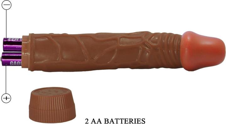 Actual product image Baile - Bob Realistischer Vibrator 22,5 cm Mulatte