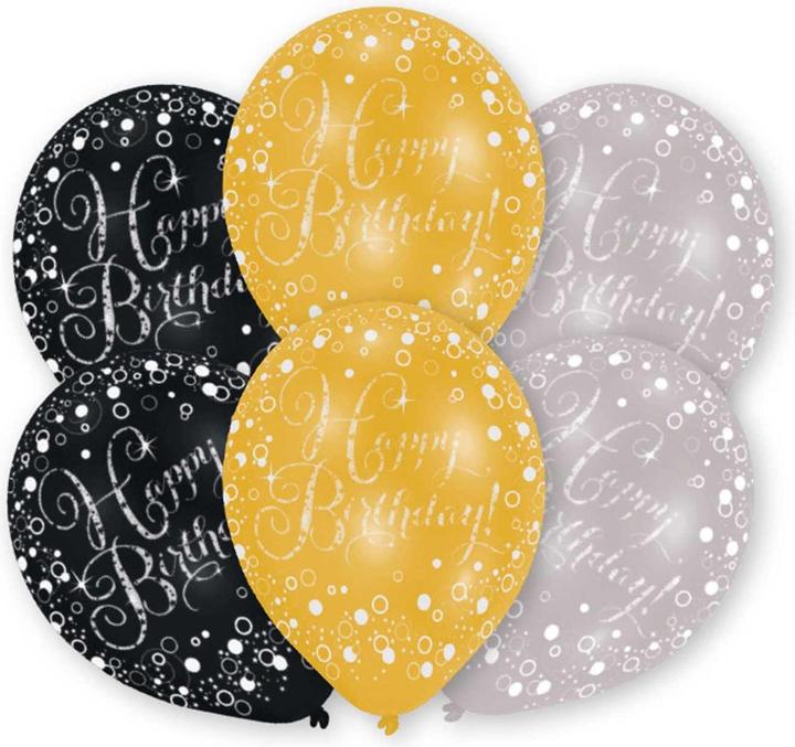 Image du produit Neutral Ballons d'anniversaire (6 x)