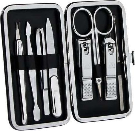 Seven World No. 1 Three Travel Manicure Grooming Kit Nail Clipper Set Made in Korea Since 1975