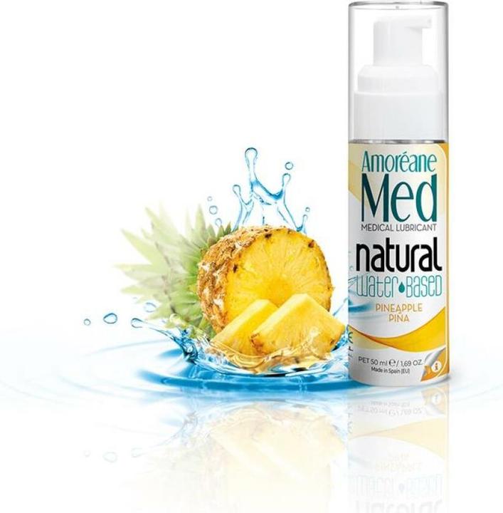 Actual product image Amoreane Water-Based Lubricant Pineapple 50 ml (50 ml)