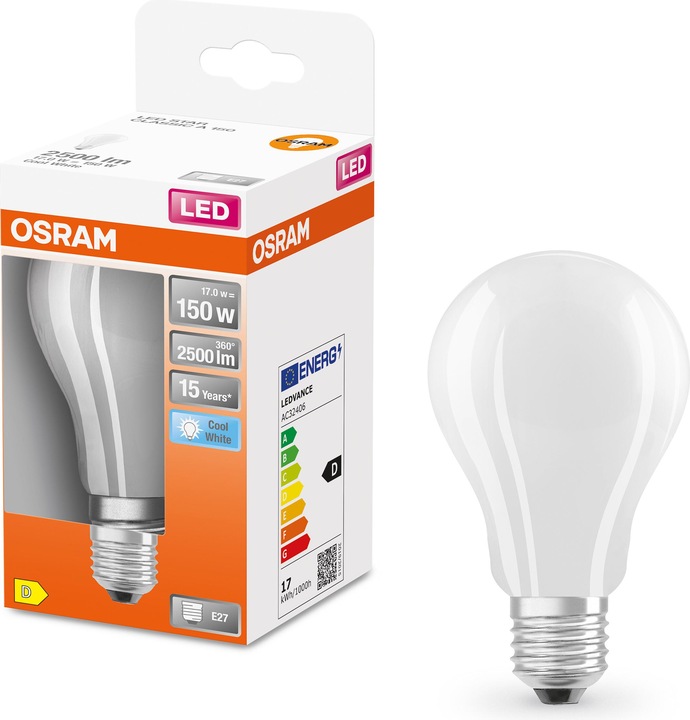 Immagine prodotto Osram Retrofit LED Classic A (E27, 17 W, 2500 lm, 1 x, D)