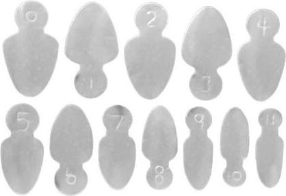 Actual product image Beautynails Bna Tips Soft Silicone Pad Short Oval (Artificial nails)