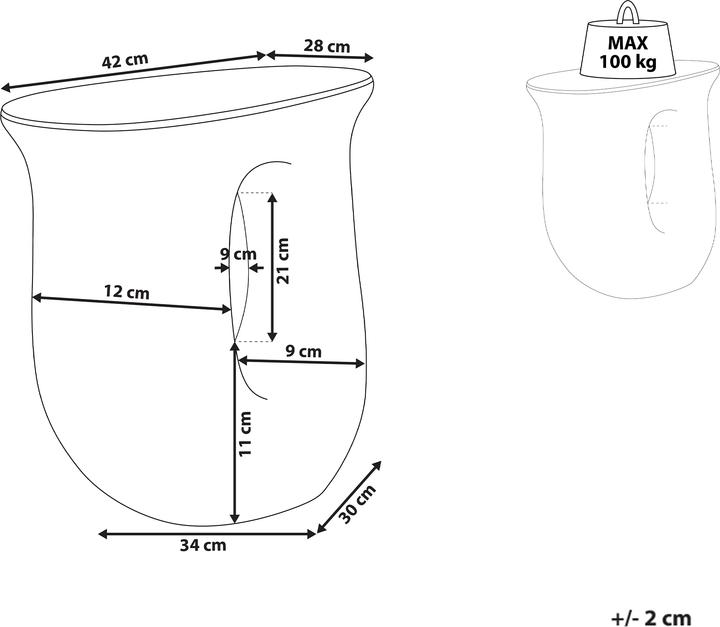 Actual product image Beliani Idro