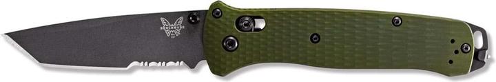 Benchmade Bailout M4 Green Tanto Serrated (8.60 cm)