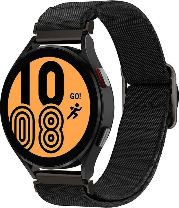 Spigen FIT LITE Samsung GALAXY Watch 4 / 5 / 5 PRO (40 / 42 / 44 / 45 / 46MM) BLACK (Nylon, Galaxy watch 4 (40mm))