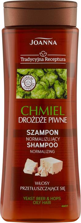 Produktbild Joanna Traditional Recipe Normalizing Shampoo For Oily Hair Normalizes Shampoo For Oily Hair Hops (300 ml, Flüssiges Shampoo)