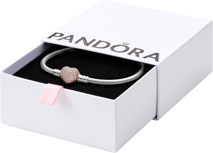 Immagine prodotto Pandora Bracciale con chiusura a cuore (19 cm, Argento)