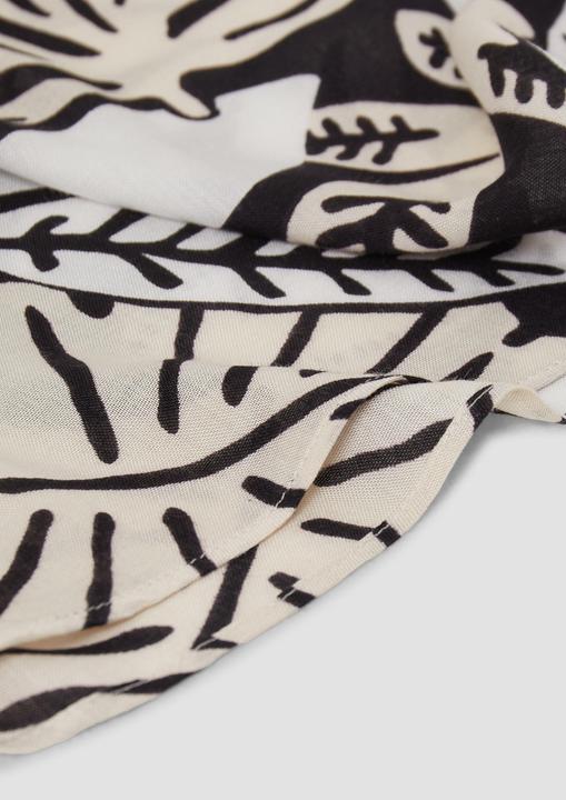 Immagine prodotto s.Oliver Snood Loop-Schal aus Viskose mit floralem Muster