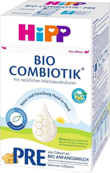 Actual product image Hipp Organic milk formula PRE BIO Combiotik® (600 g, from birth)
