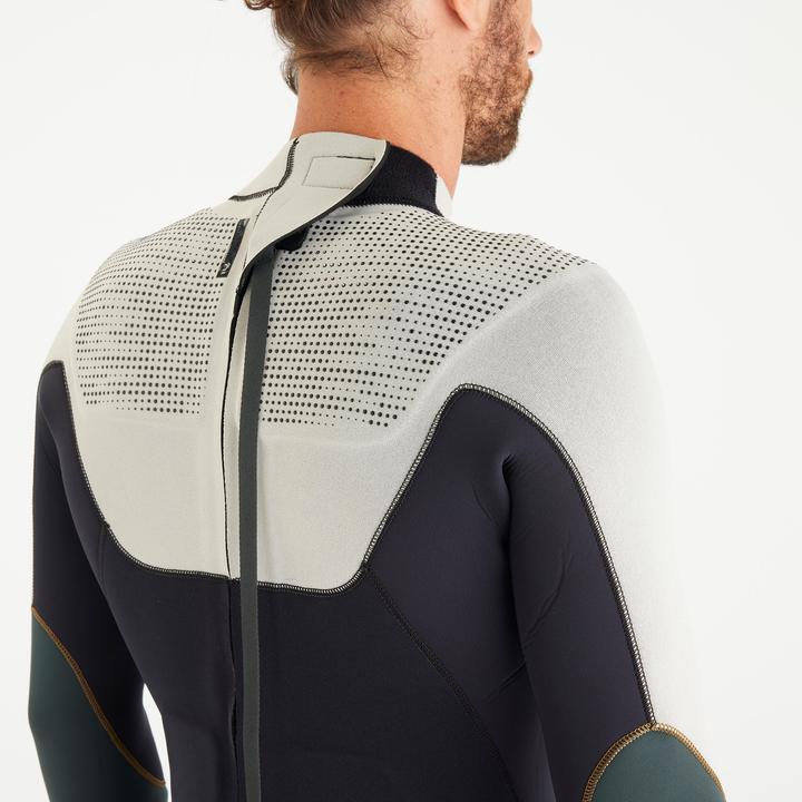 Image du produit Subea Combinaison plongée Homme néoprène 3mm - SCD 900 Kaki Noir (3 mm, M)