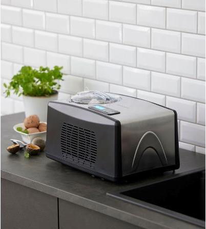 Actual product image F&H Group Nordic Sense - Ice-cream maker 1,5 litre 150 watt - Steel/Black (24967)