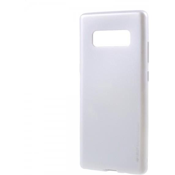 Goospery i Jelly Metal Series (Samsung Galaxy Note 8), Smartphone Hülle, Silber