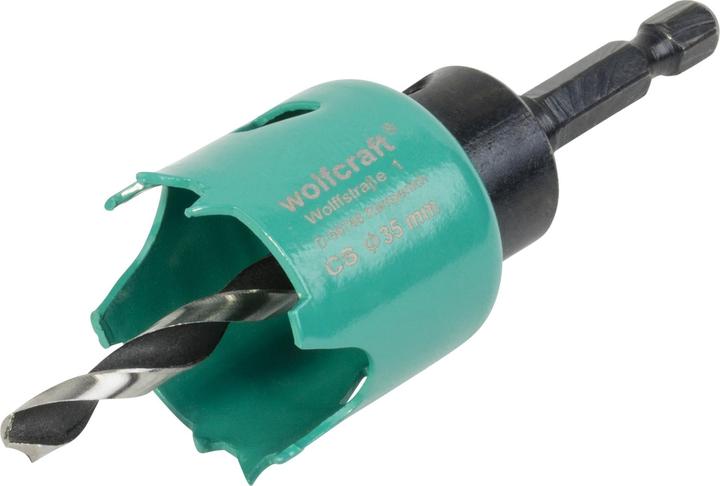 Produktbild wolfcraft wolfcraft 1 Carbonstahl-Lochsäge ø25mm (2.5 Zentimeter)