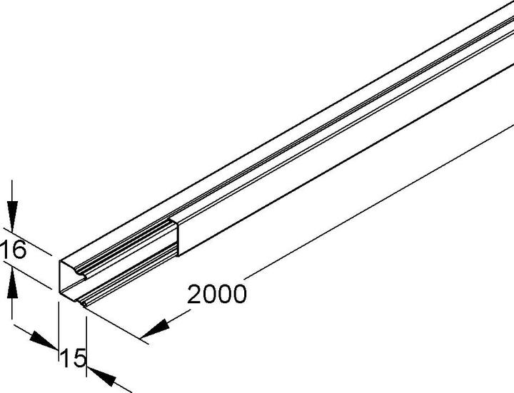 Produktbild Niedax LFK-Kanal (Kabeldurchlass, 200 cm)