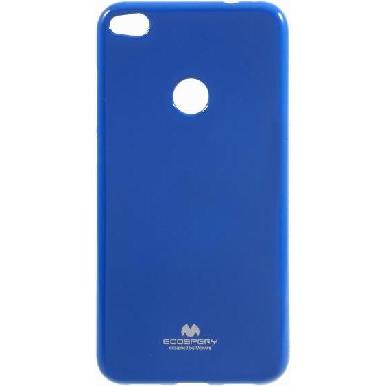 Goospery Pearl Jelly Series (Huawei P8 Lite (2017)), Smartphone Hülle, Blau