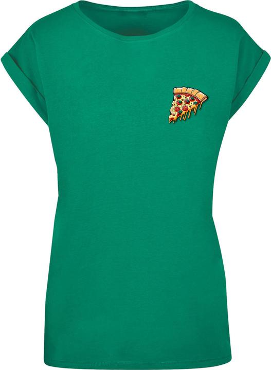 Produktbild Merchcode Ladies Pizza Comic Extended Shoulder Tee - 116357 (M)