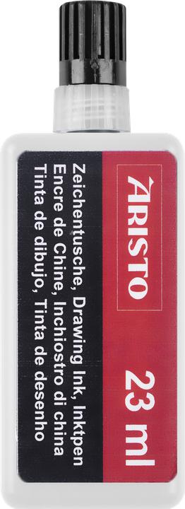 Actual product image Aristo India ink 23ml white (1 Piece, White)