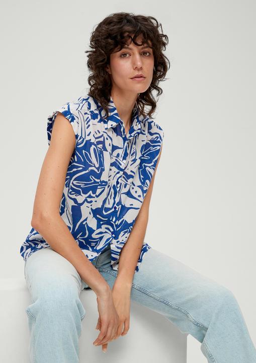 Image du produit s.Oliver Bluse Blusenshirt mit Alloverprint (42)