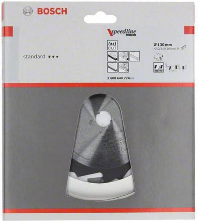 Actual product image Bosch Professional Zubehör PRO Wood circular saw blade, 130 x 2 x 16 mm