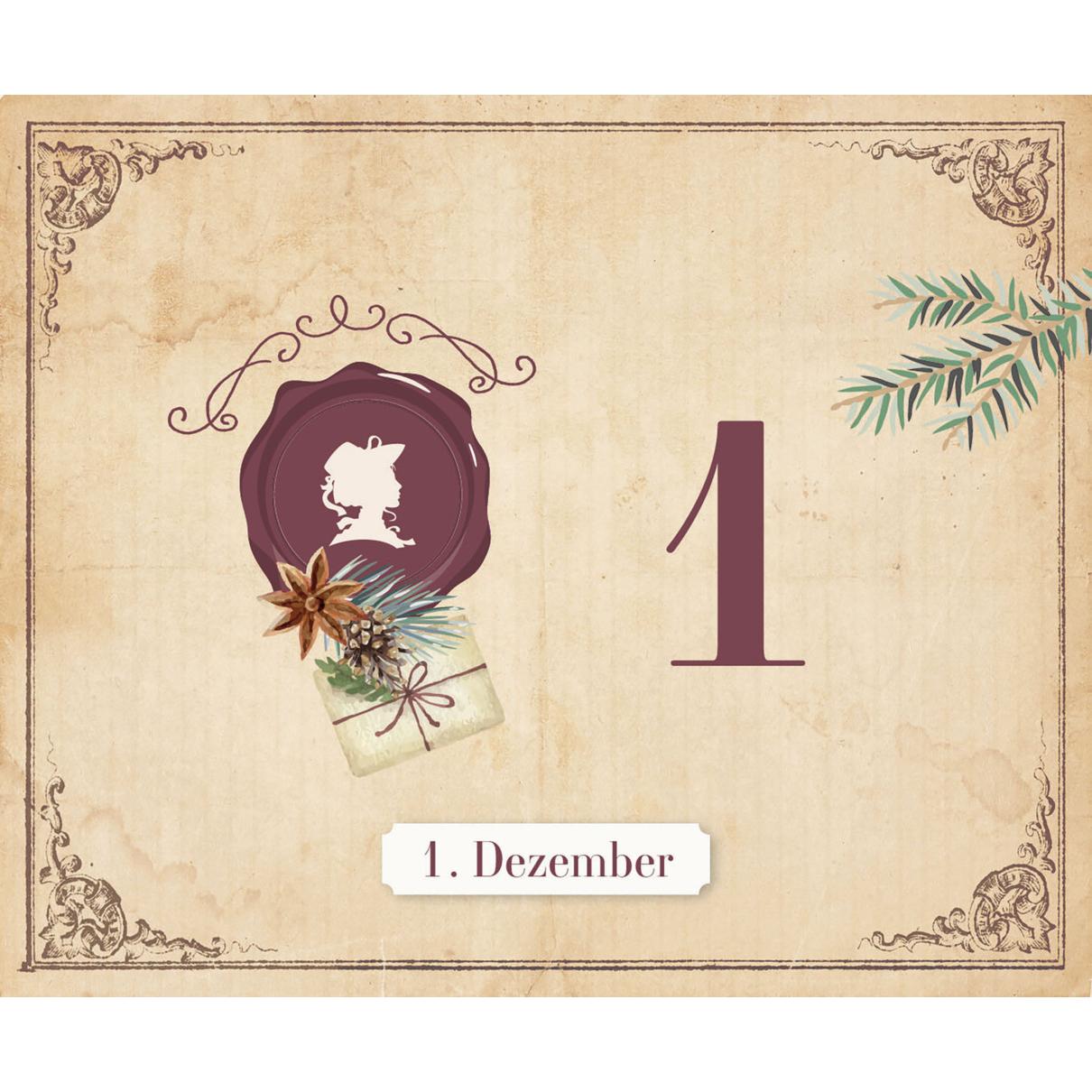 Thumbnail - Brunnen Merry Christmas: Jane-Austen-Adventskalender (Box)