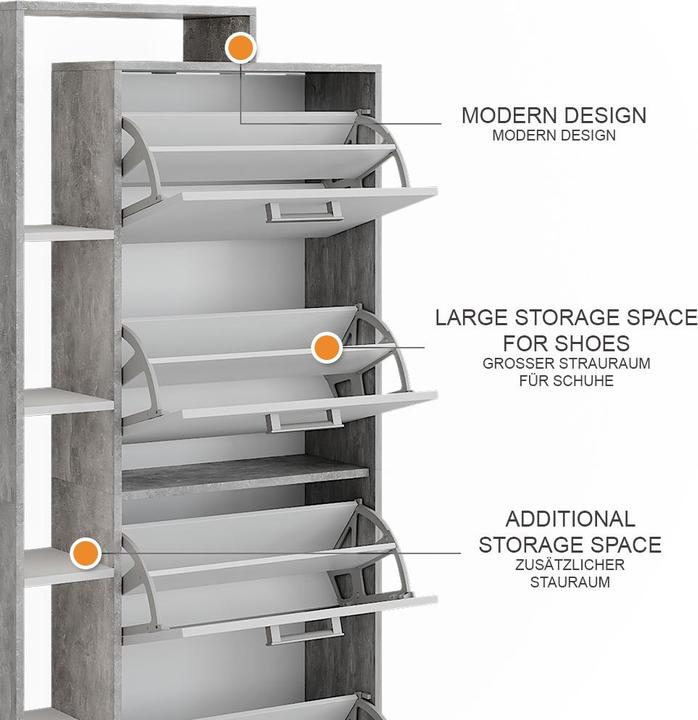 Actual product image Vicco Orlando (80 x 24.20 x 166.10 cm)