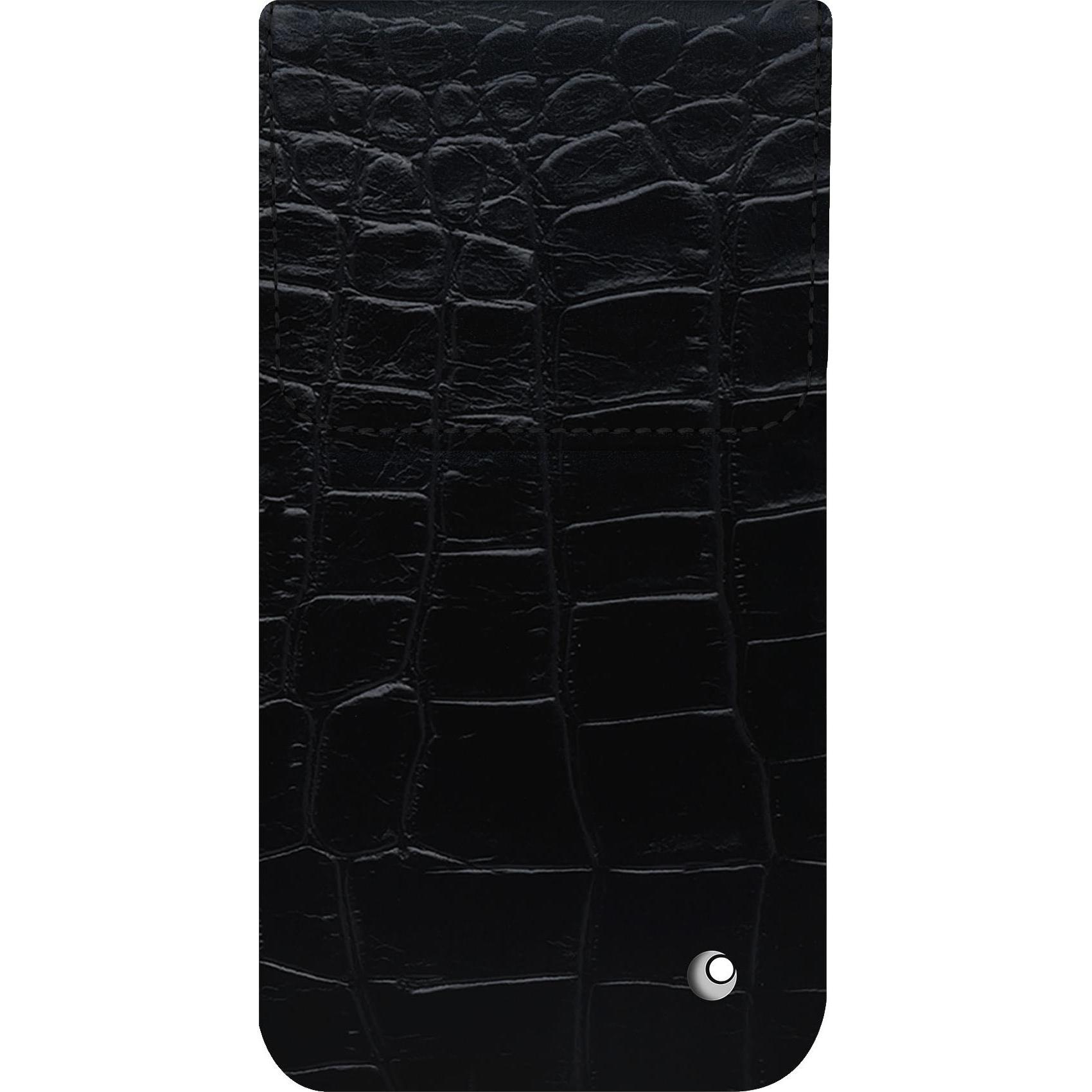Noreve Lederschutzhülle (Apple iPhone 16 Pro), Smartphone Hülle, Schwarz