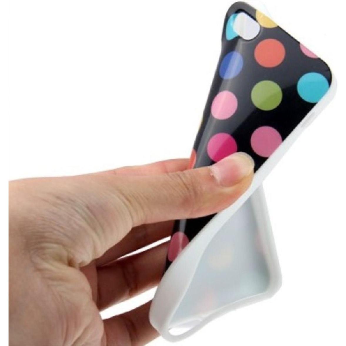 Thumbnail - König Design Handy Hülle Schutz Case Cover Schale Bumper für Apple iPhone SE Schwarz / Bunt (Apple iPhone SE), Smartphon...