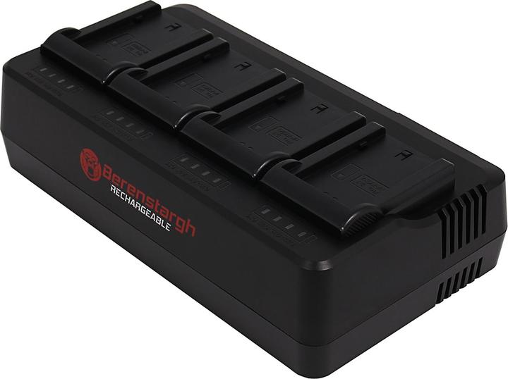 Actual product image Berenstargh 4-f??h L?d?g?rät NP-FZ100 für Sony A7 III Alpha 7 A7 R III Alpha 9 (Camera battery charger)