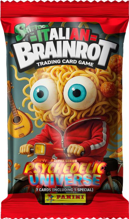 Produktbild Panini Skifidol Italian Brainrot Trading Cards (Italienisch, Booster Pack)