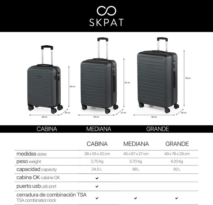 Produktbild Skpat Kabinenkoffer (34.50 l)