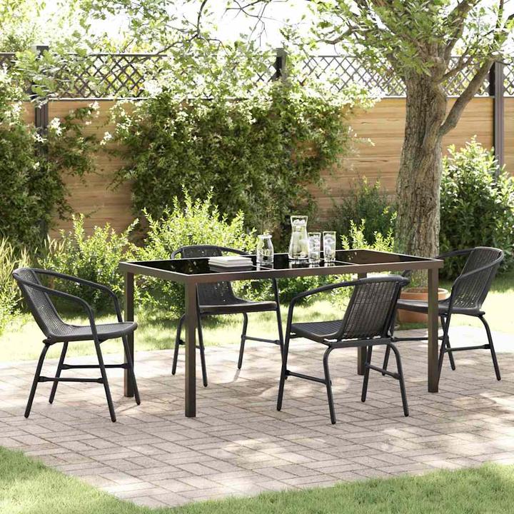 Produktbild vidaXL Garten Essgruppe (80 x 80 x 73 cm)