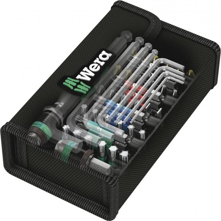 Produktbild Wera Kraftform Kompakt 100 (Innensechsrund TX M10, Innensechsrund TX M15, Innensechsrund TX M20, Innensechsrund TX M30, Kreuz Phillips PH M1, Kreuz Phillips PH M2, Innensechsrund TX M25, Innensechsrund TX M40, Kreuz Pozidriv PZ M1, Kreuz Pozidriv PZ M2, Kreuz Phillips PH M3, Kreuz Pozidriv PZ M3)